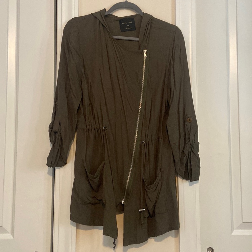 Hooded Zip Up Jacket